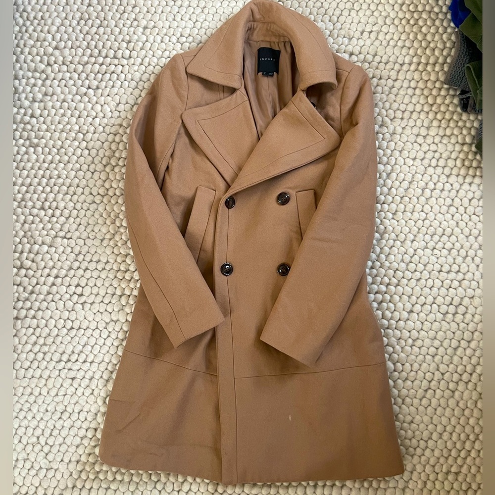 Theory Camel Coat